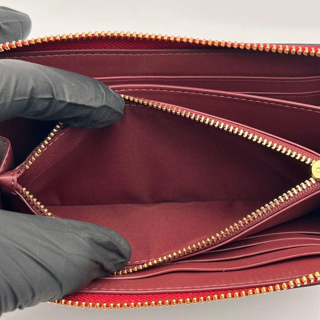 ✨美品✨ COACH コーチ 長財布 PVCレザー ラウンドファスナー