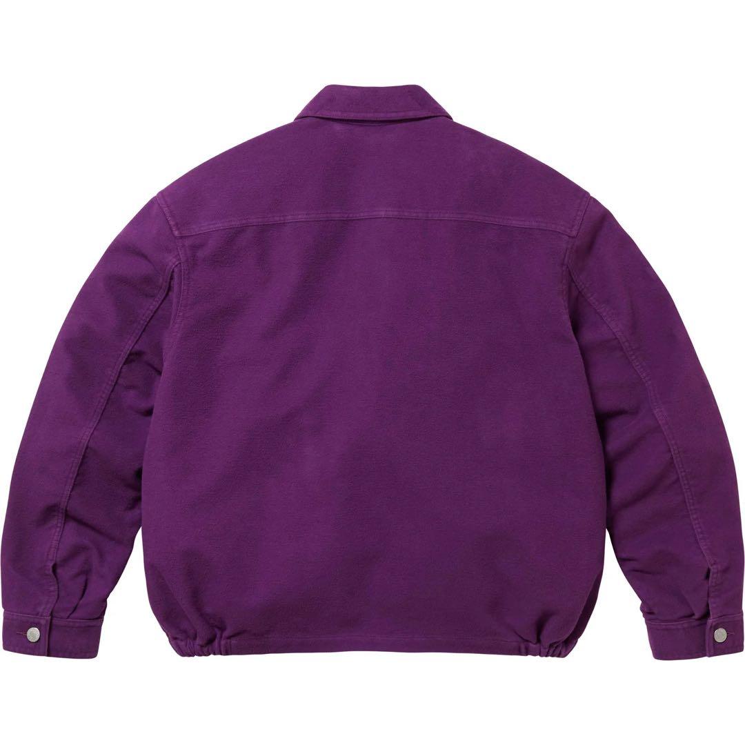 ジャケット・アウター Supreme Moleskin Work Jacket purple M