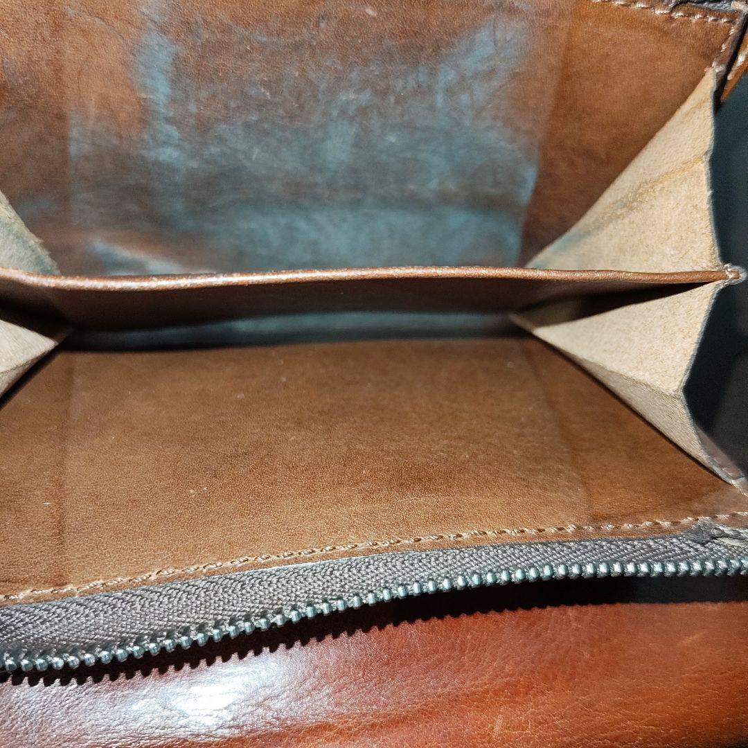 【匿名発送】FUNNY　ファニー　三つ折り　財布　グラブ　ダブルコンチョ　ミドル