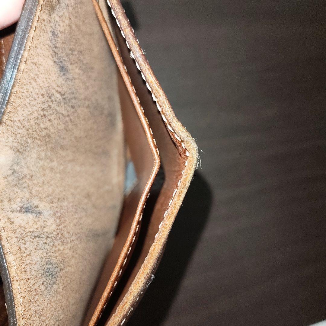 【匿名発送】FUNNY　ファニー　三つ折り　財布　グラブ　ダブルコンチョ　ミドル