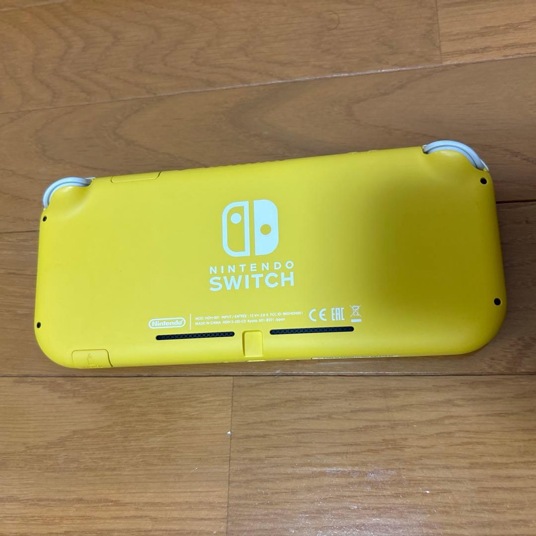 Nintendo Switch Lite イエロー　ジャンク品　ケース付き