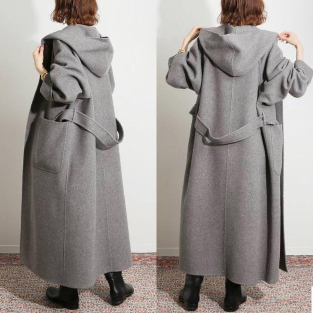 新品　IENA LA BOUCLE ダブルフェイスフードコート　イエナ