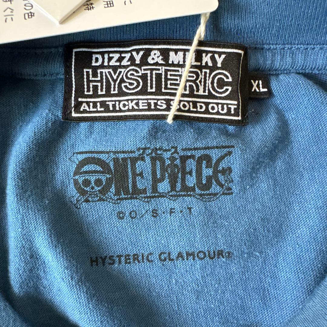 未使用タグ付き：XL ONE PIECE x HYSTERIC GLAMOUR