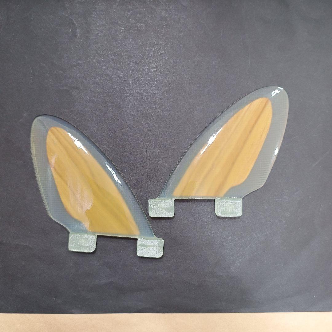 ウッドコア　クワッドフィン　FCS対応　ショートボード　ミッドレングス