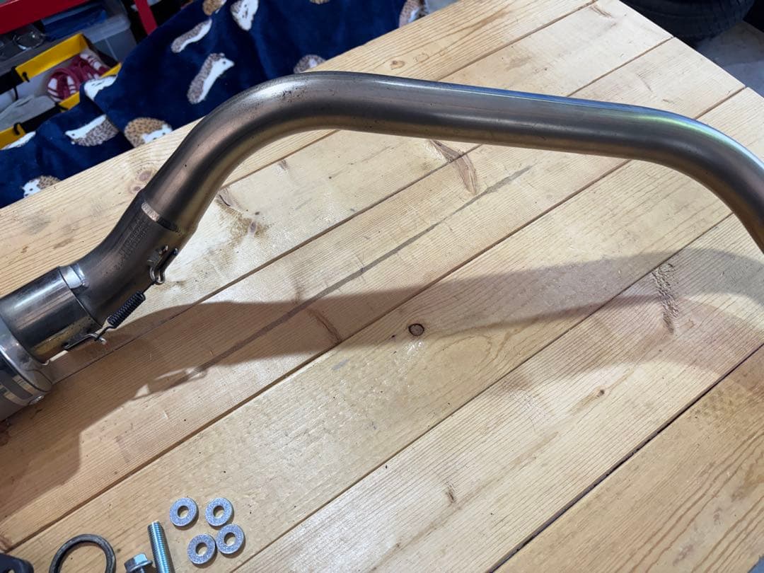 送料込！エイプ100 ヨシムラ サイクロンマフラー