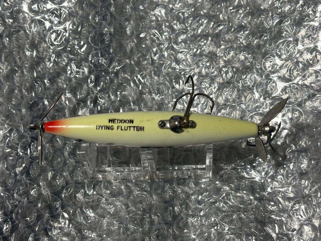 オールドヘドン　ダイイングフラッター　レアカラー　金目　HEDDON ルアー