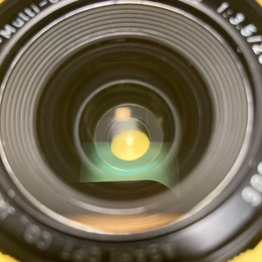 整備済美品 M42 TAKUMAR 28mm F3.5 純正角型フード タクマー