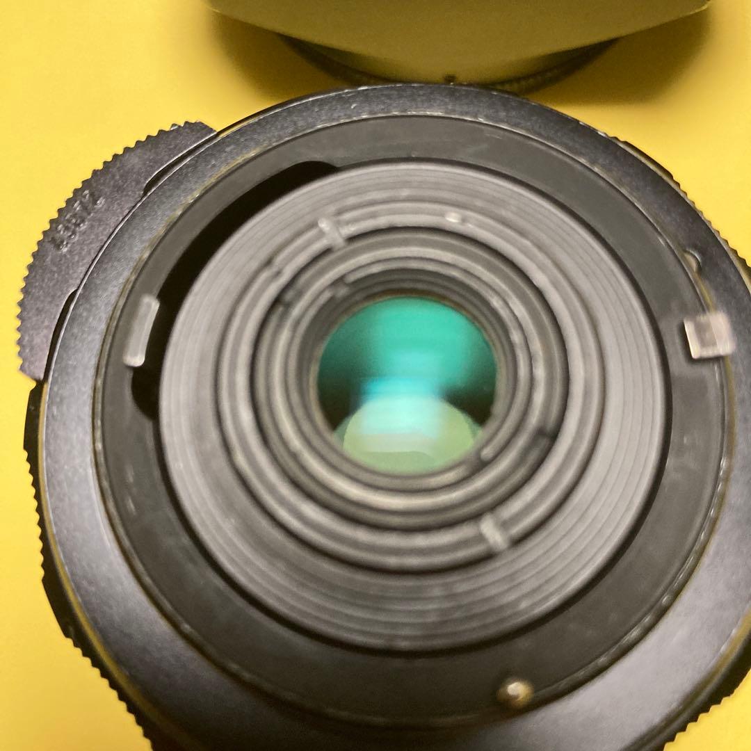 整備済美品 M42 TAKUMAR 28mm F3.5 純正角型フード タクマー