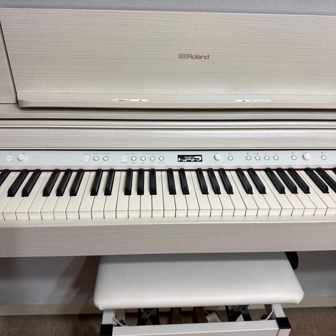 む*ん様 電子ピアノ LX706GP 白【椅子、遮音カーペット、ヘッドホン付】