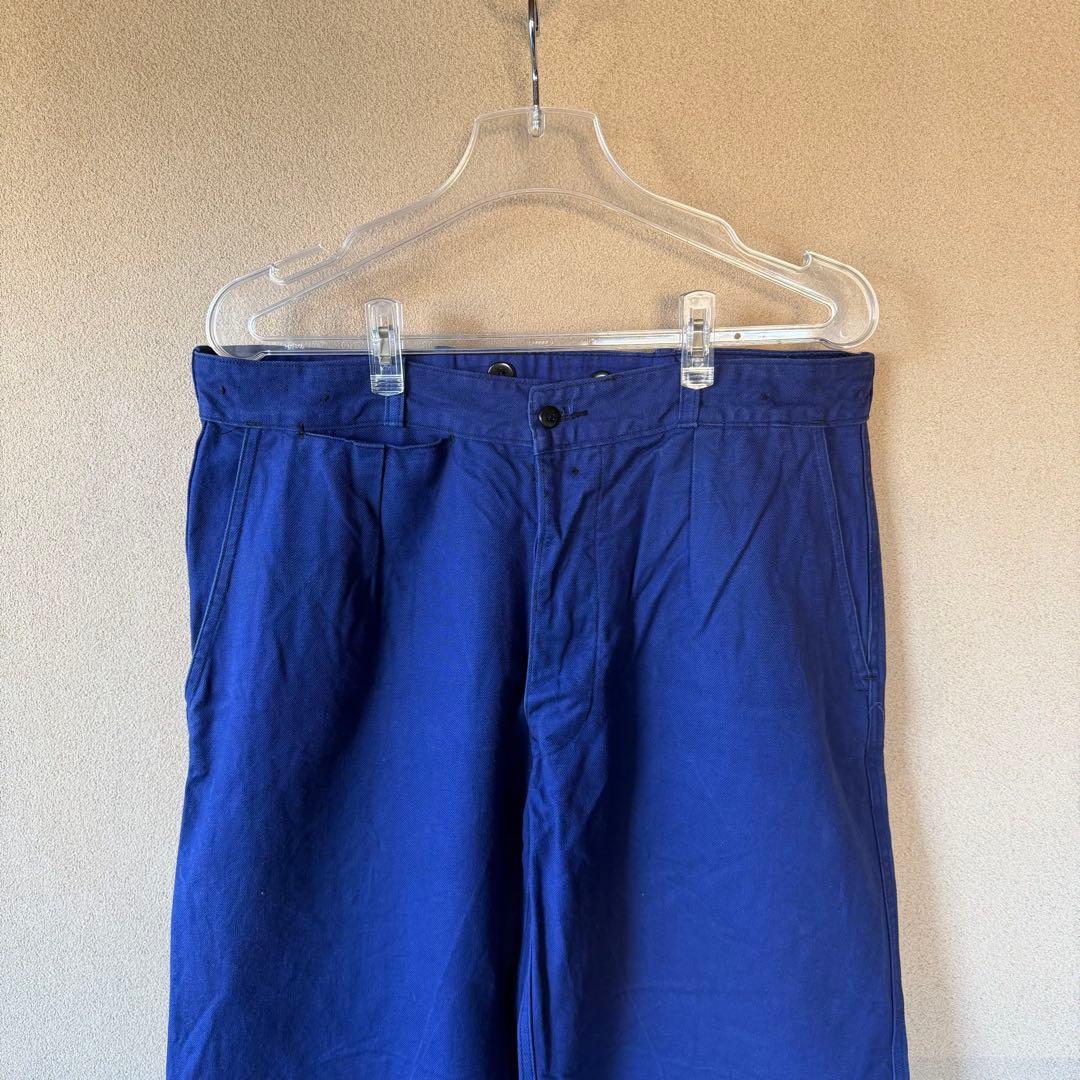 美品　50s フレンチワークパンツ　ボタンフライ