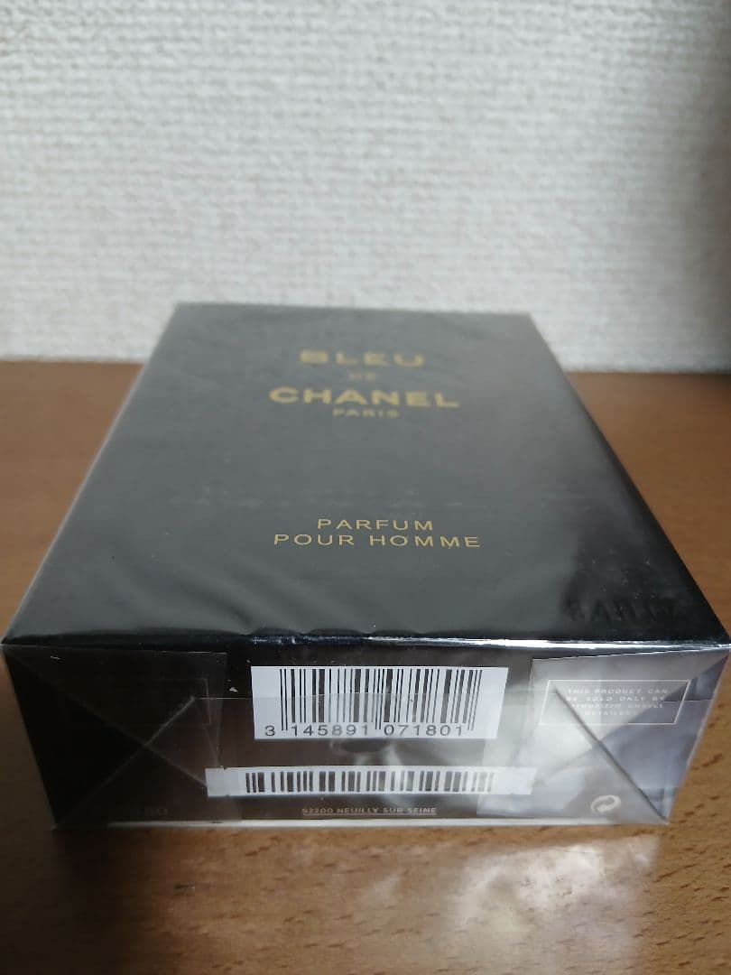 新品未使用！BLEU DE CHANEL パルファム 男性用100ml
