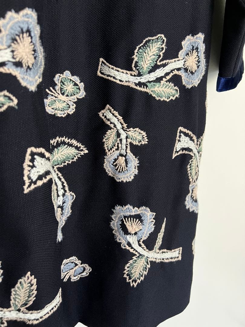 ミナペルホネン　ワンピース　130 刺繍 yume