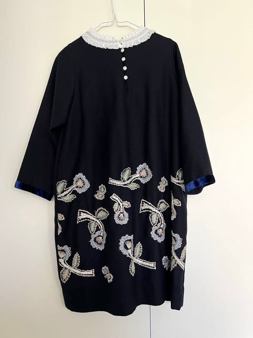 ミナペルホネン　ワンピース　130 刺繍 yume