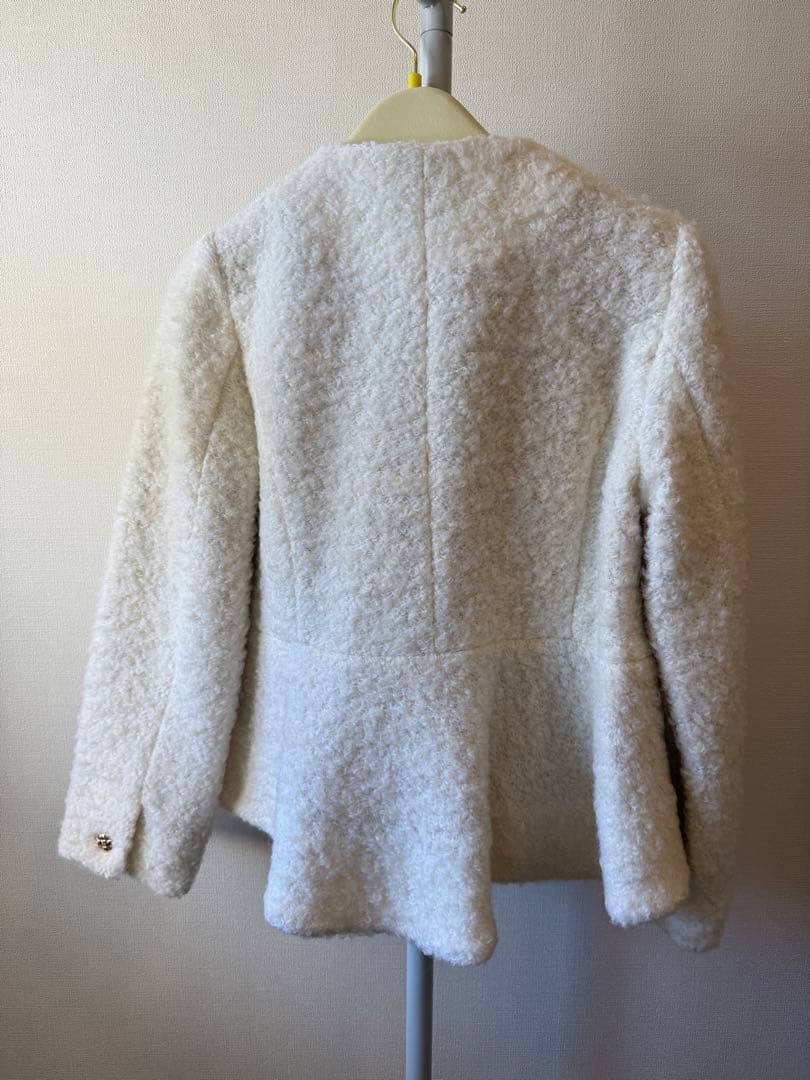 ジャケット・アウター Herlipto Elise Boucle Peplum Coat