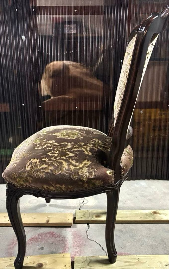 N2278 カリモク　ドマーニ　金華山　ルイ15世　鋲打ち　ダイニングチェア