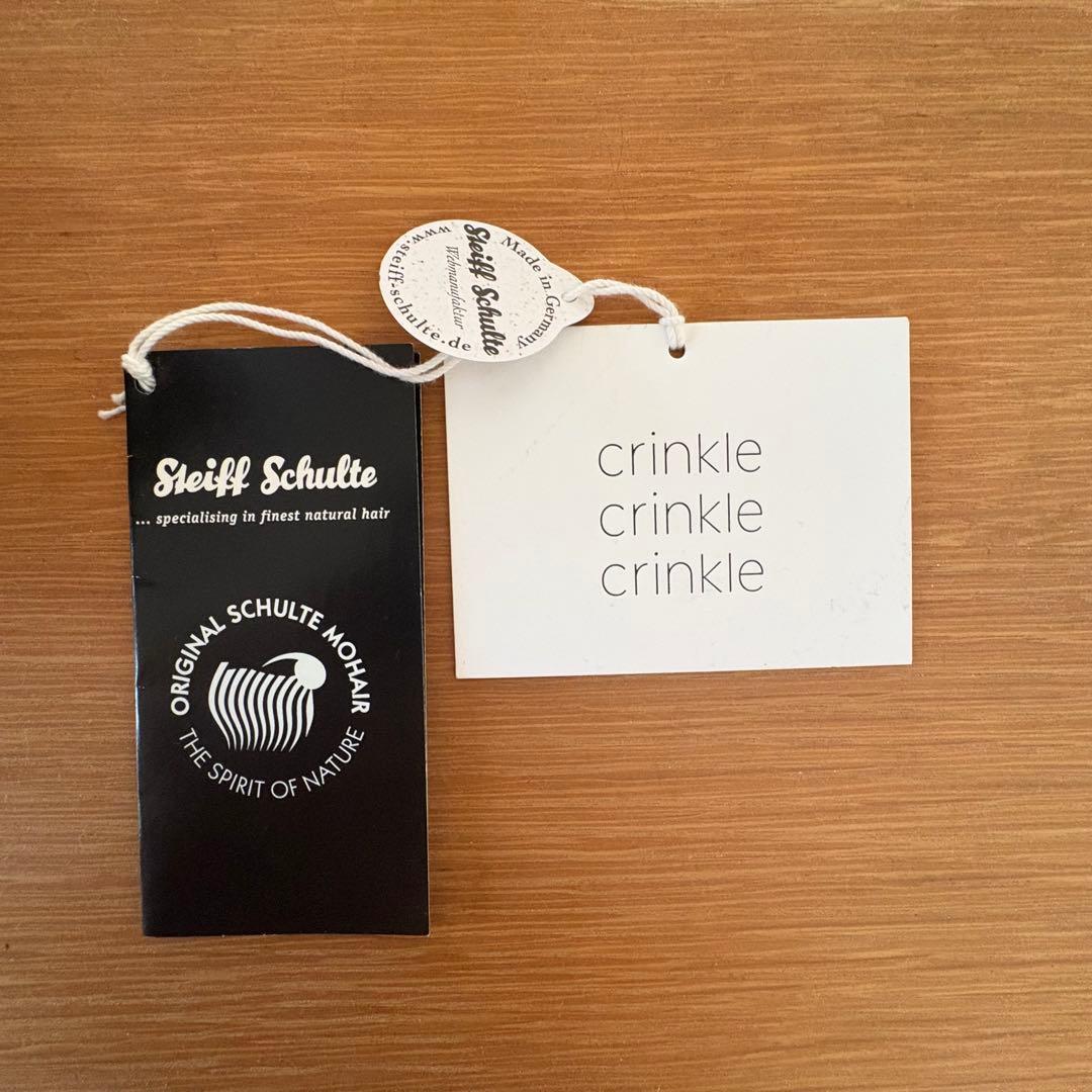 crinkle crinkle crinkleテディファーコート