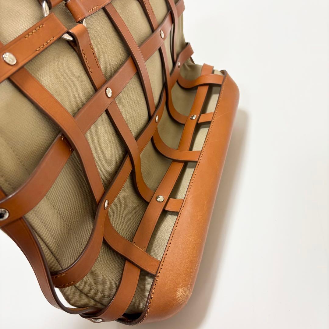 希少　ソメスサドル　HT LABEL トートバッグ　本革　大きめ　肩がけ　A4