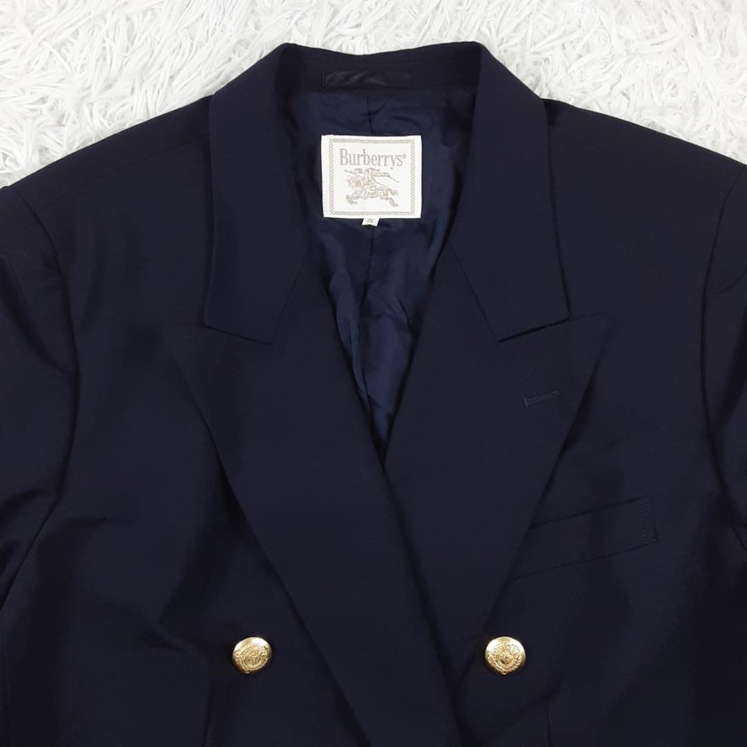 美品◎Burberry's 紺ブレ 金ボタン 大きいサイズ 90s ヴィンテージ