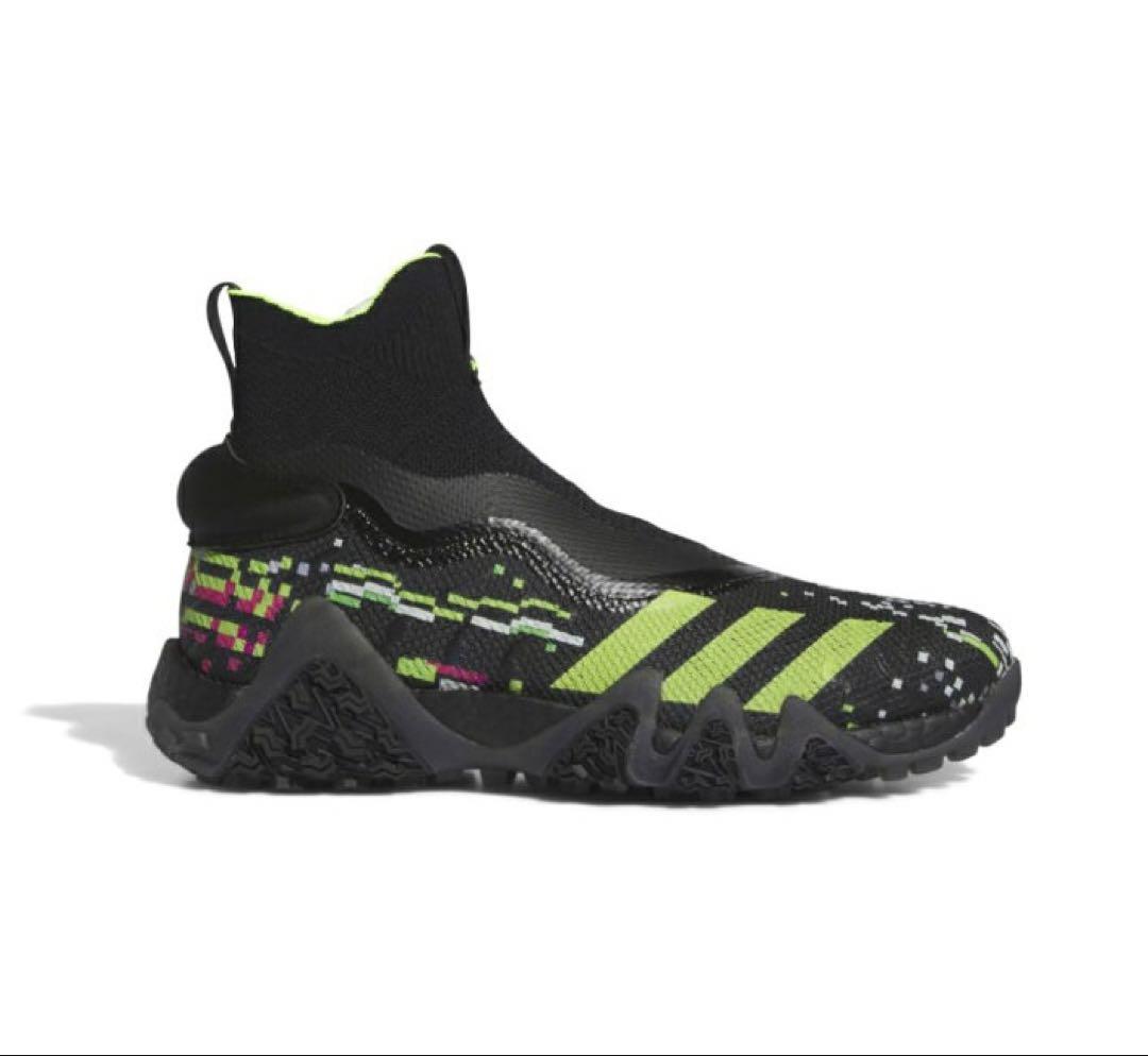 新品adidasアディダスゴルフシューズ　コードカオス レースレス グリッチ