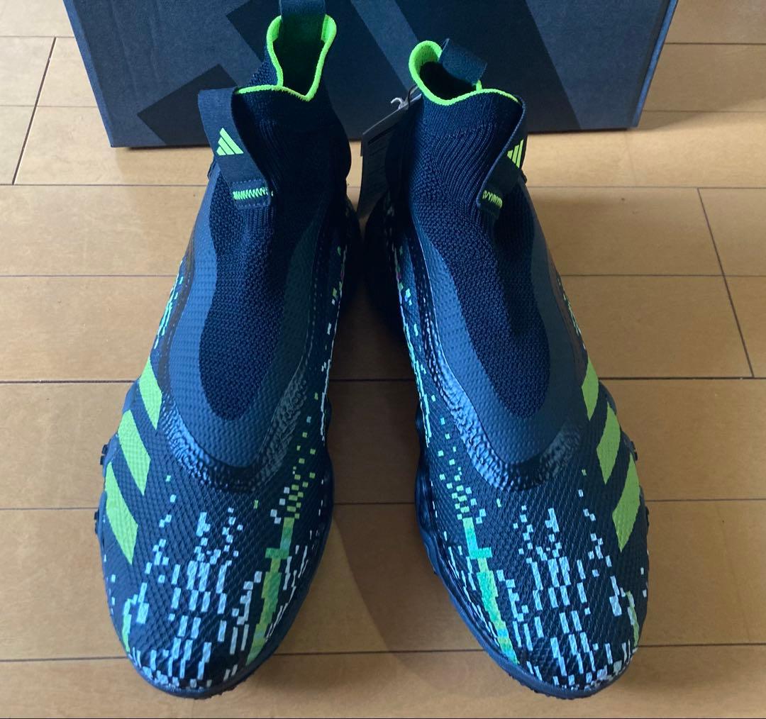 新品adidasアディダスゴルフシューズ　コードカオス レースレス グリッチ