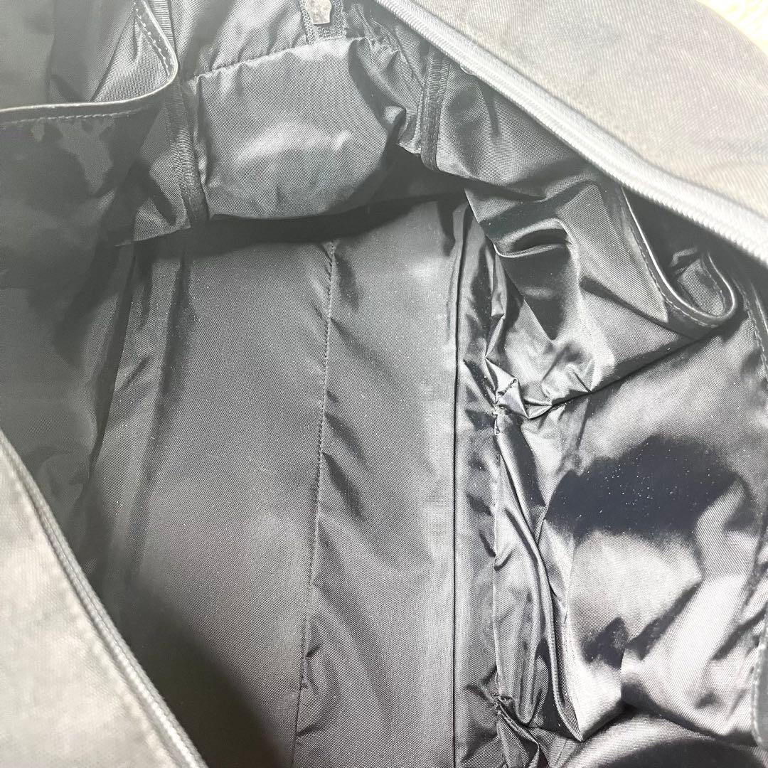 【美品】希少 ポロ ラルフローレン ボストンバッグ レザー×キャンバス ブラック