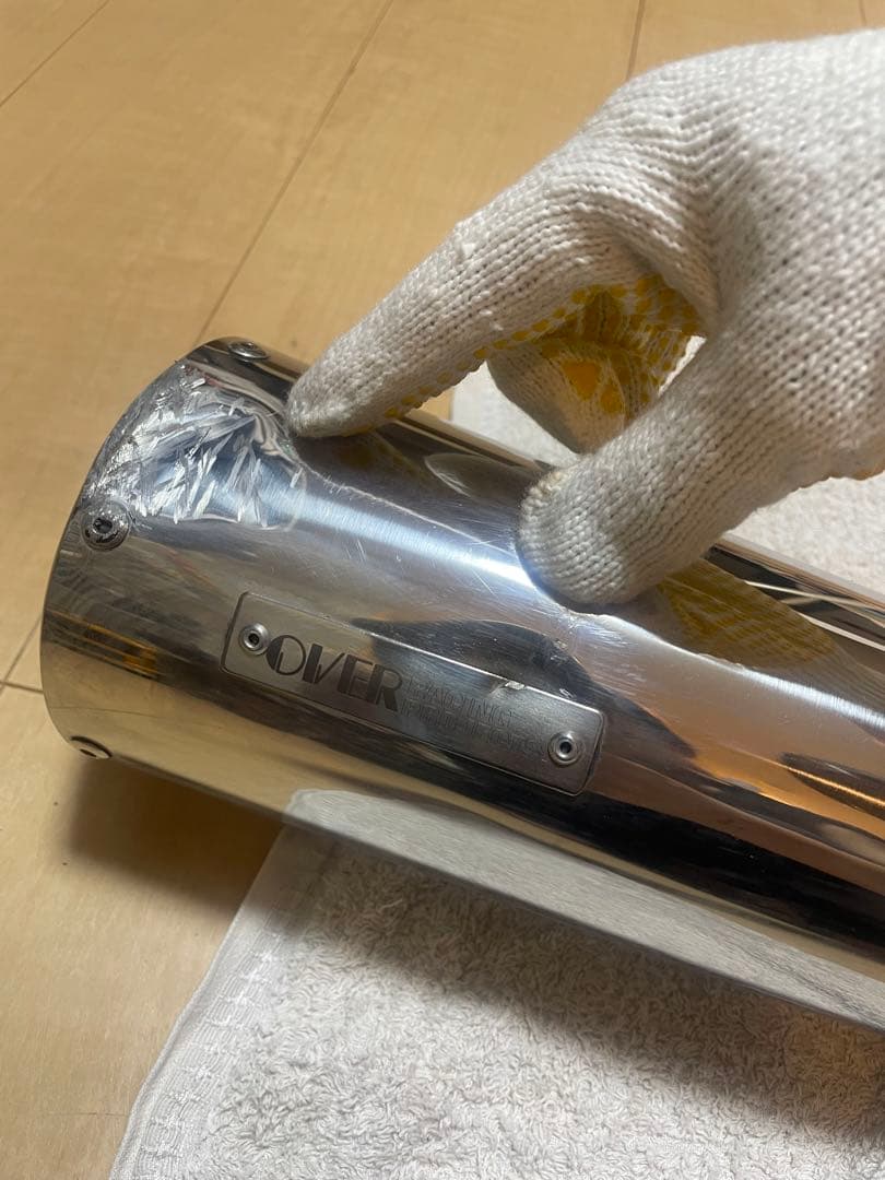 SR400(FI)マフラーOVER Racing SSメガホンマフラーRH03J