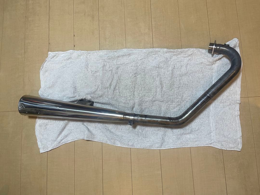 SR400(FI)マフラーOVER Racing SSメガホンマフラーRH03J