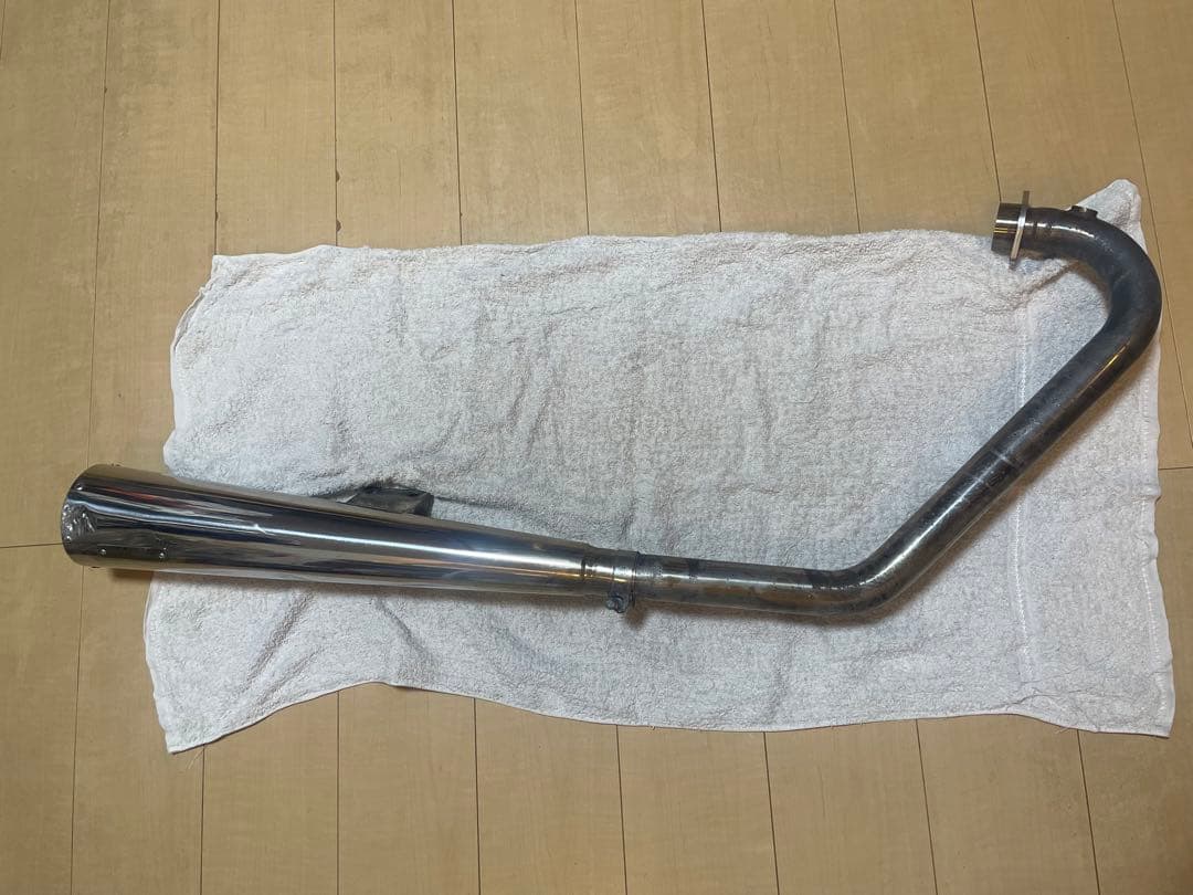 SR400(FI)マフラーOVER Racing SSメガホンマフラーRH03J