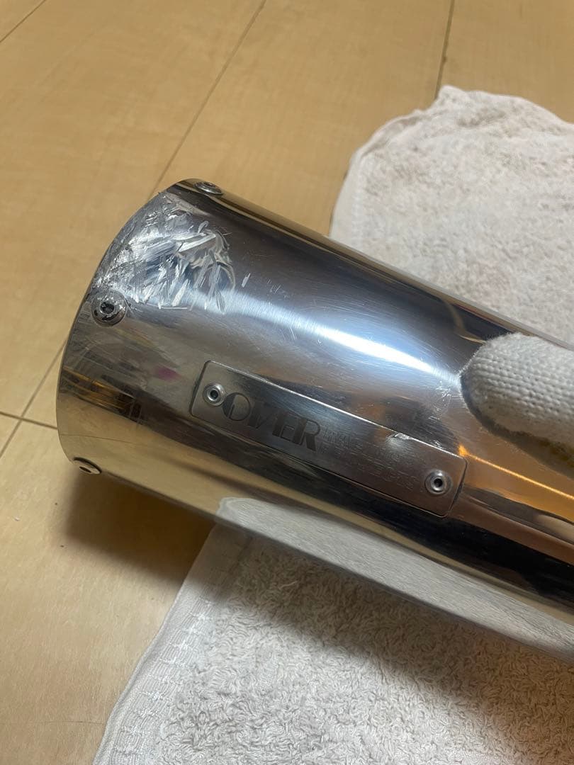 SR400(FI)マフラーOVER Racing SSメガホンマフラーRH03J