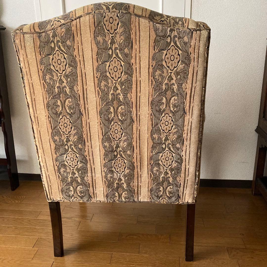 マリン レトロなウィングバッグチェア