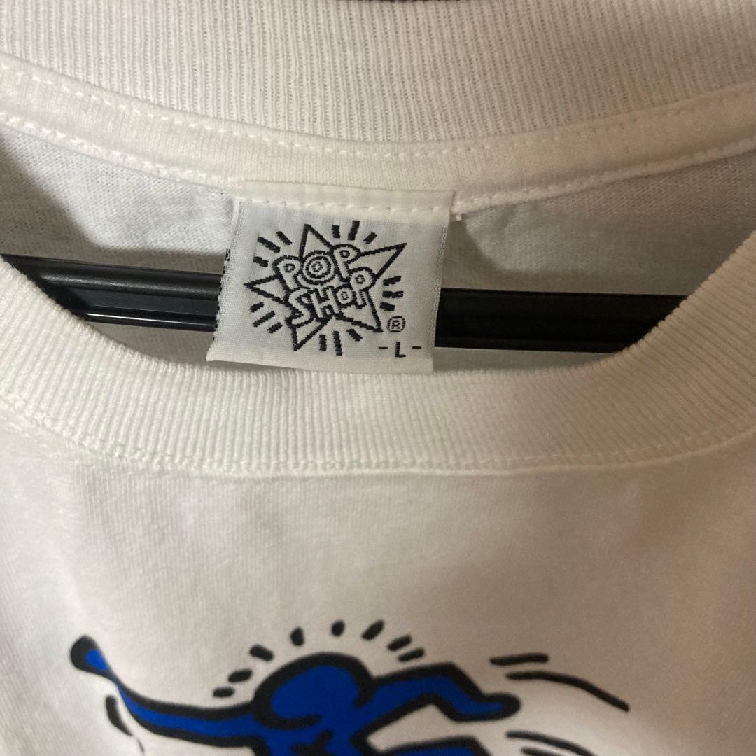 レア キースヘリング ヴィンテージ POPSHOP 長袖 ロンT L USA製