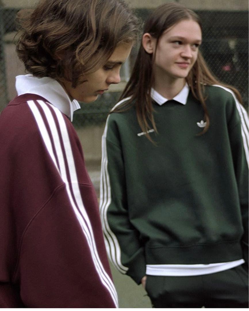 adidas SPORTY & RICH スウェット L