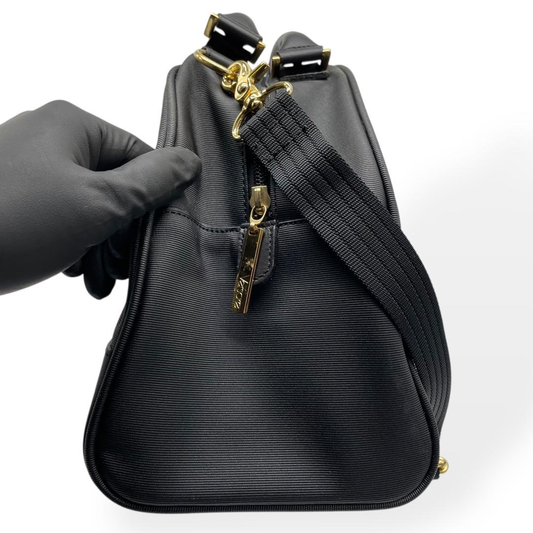 美品　希少　GIANNNI VERSACE 2way ショルダーバッグ　ブラック