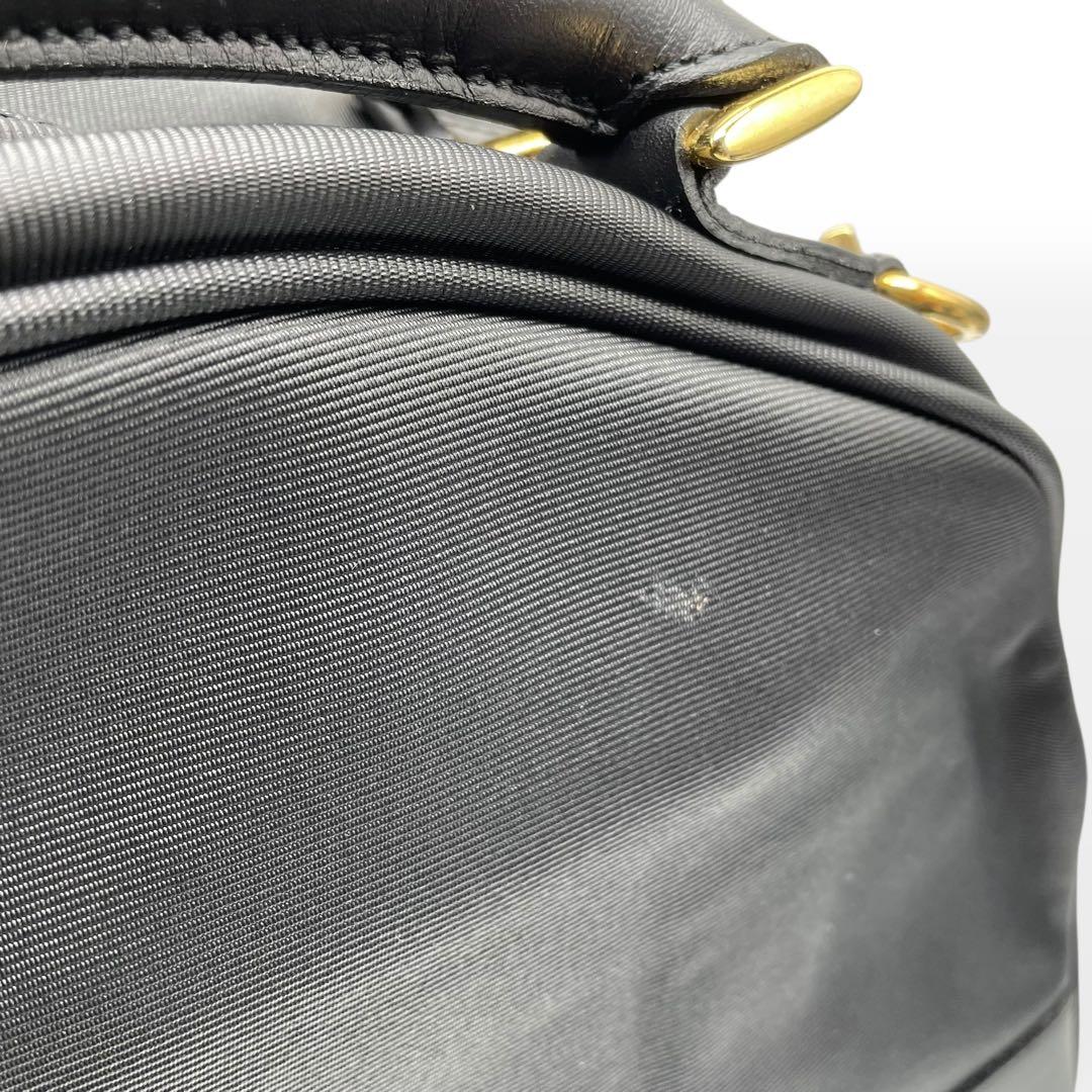 美品　希少　GIANNNI VERSACE 2way ショルダーバッグ　ブラック