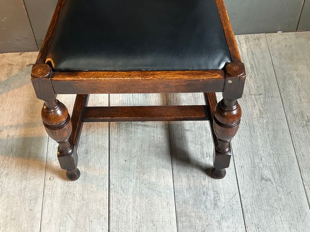 ③　英国　イギリス　ロイズアンティークス　ハイバックチェア　高浮き彫り　GY