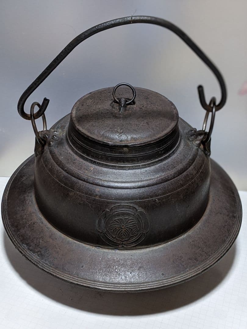 羽釜 大湯釜 囲炉裏 炉釜 古民具 アンティーク