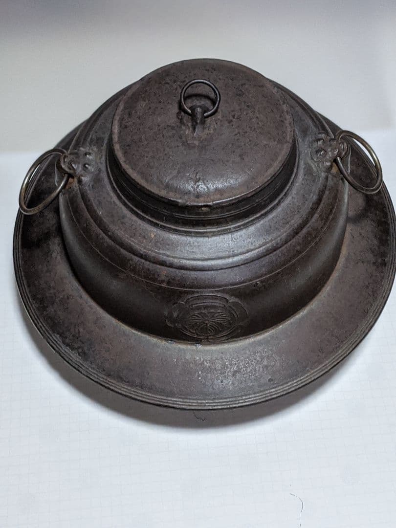 羽釜 大湯釜 囲炉裏 炉釜 古民具 アンティーク