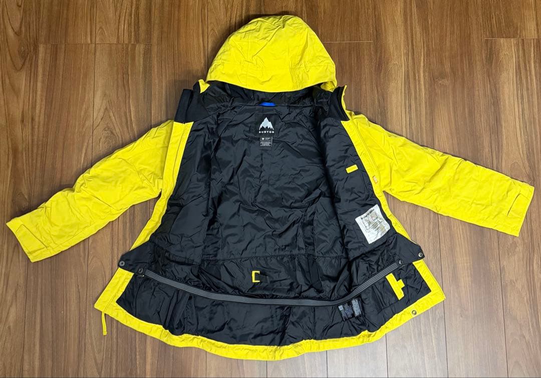BURTON 子ども用フード付きジャケット イエロー