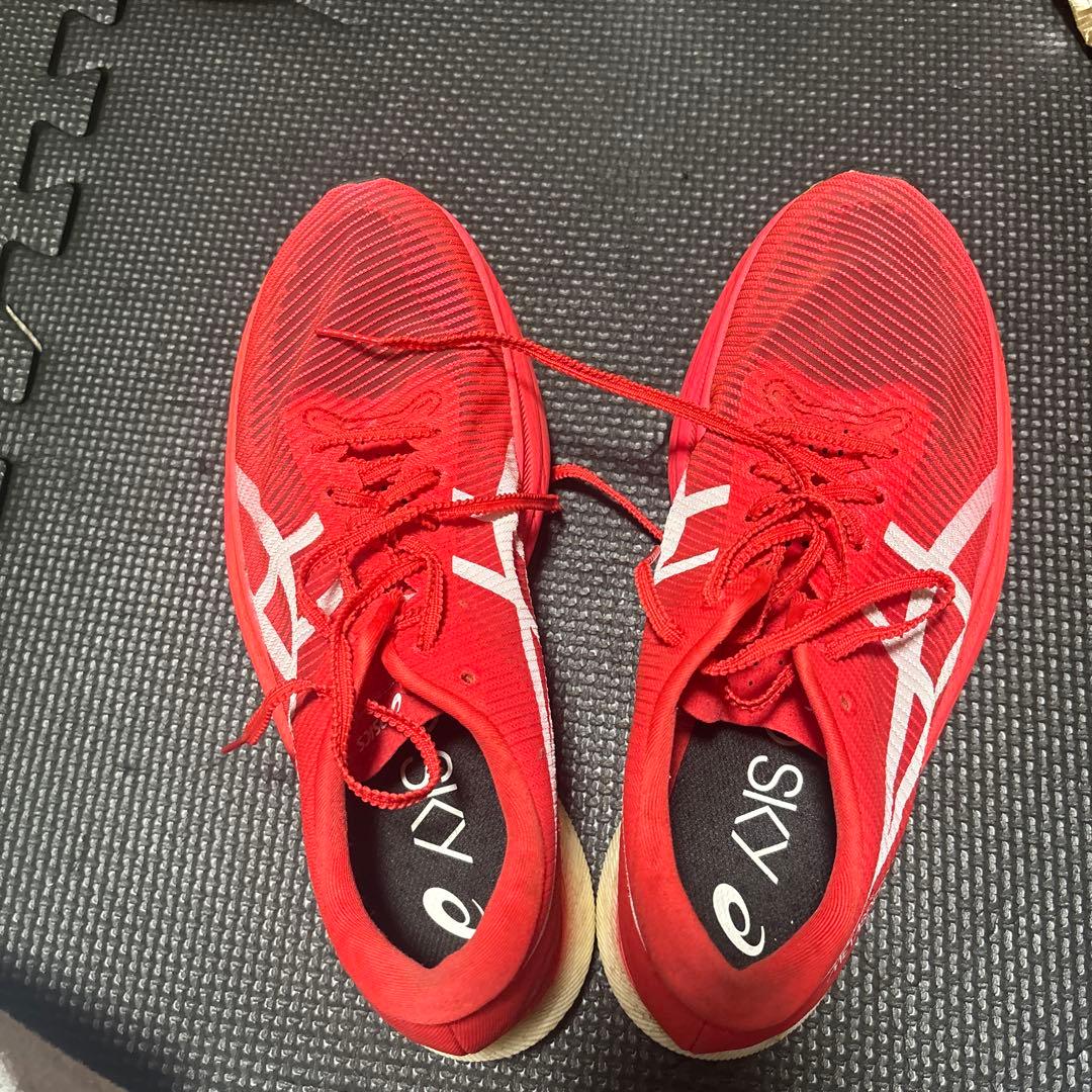 ASICS SPEED SKY レッド 25.5cm