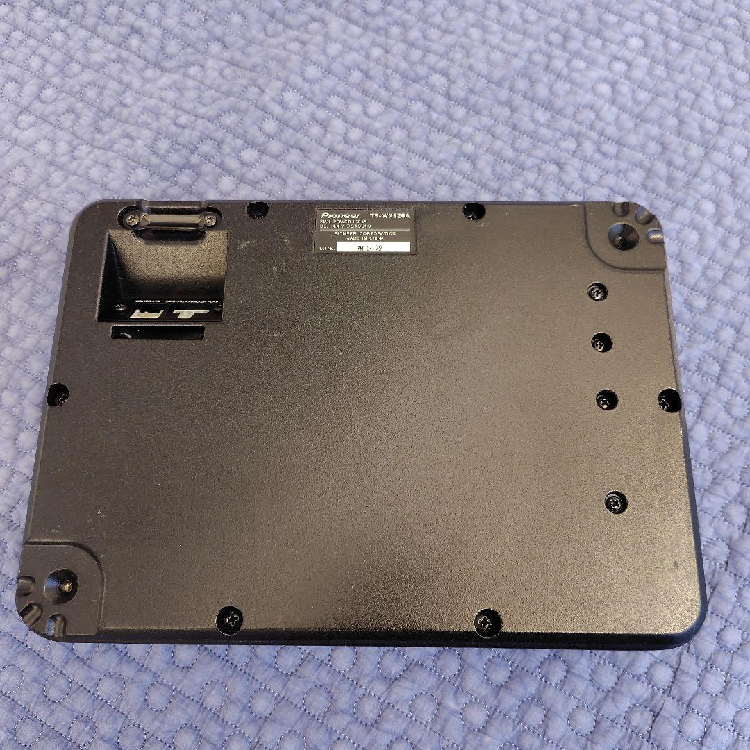 車　carrozzeria TS-WX120A ウーファー　サブウーハー