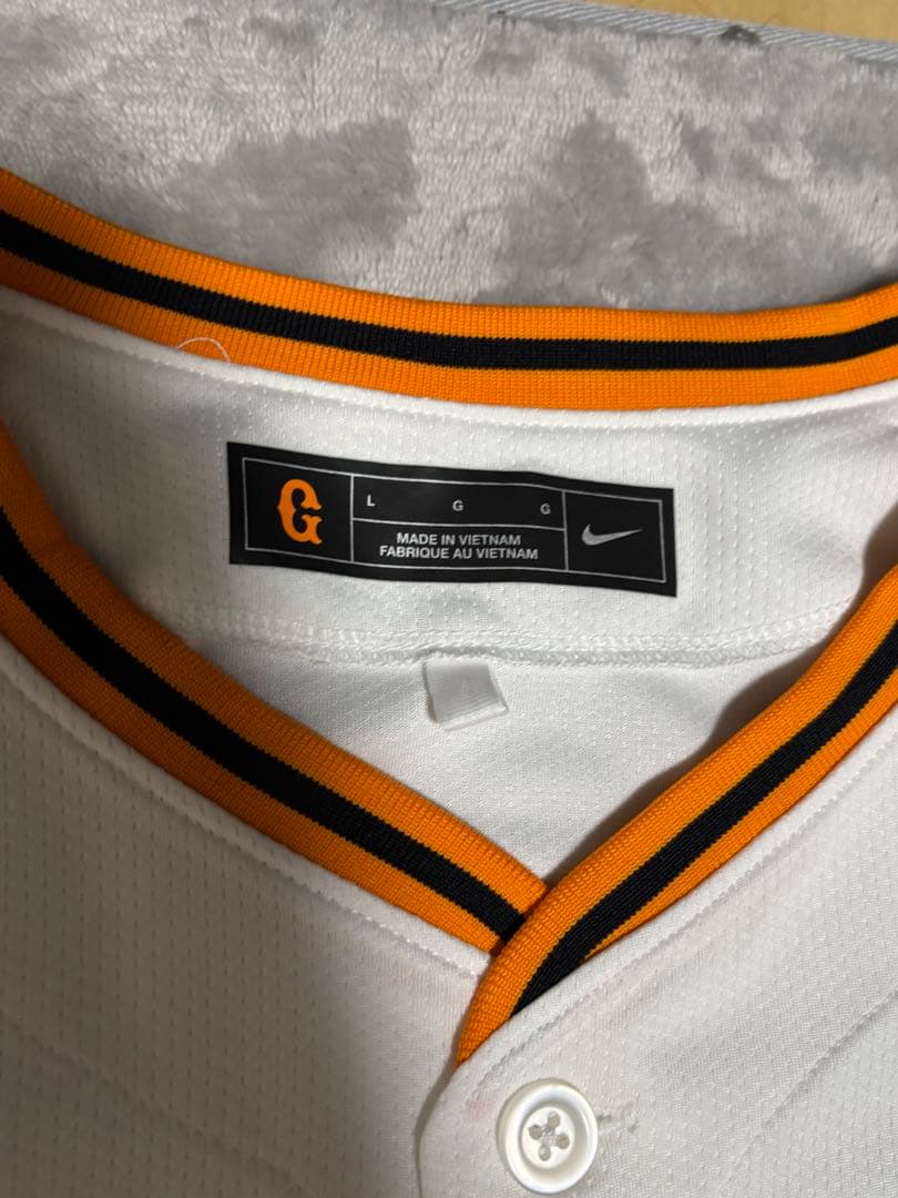 巨人 読売ジャイアンツ 岡本和真 ユニフォーム L 2024 優勝ワッペン