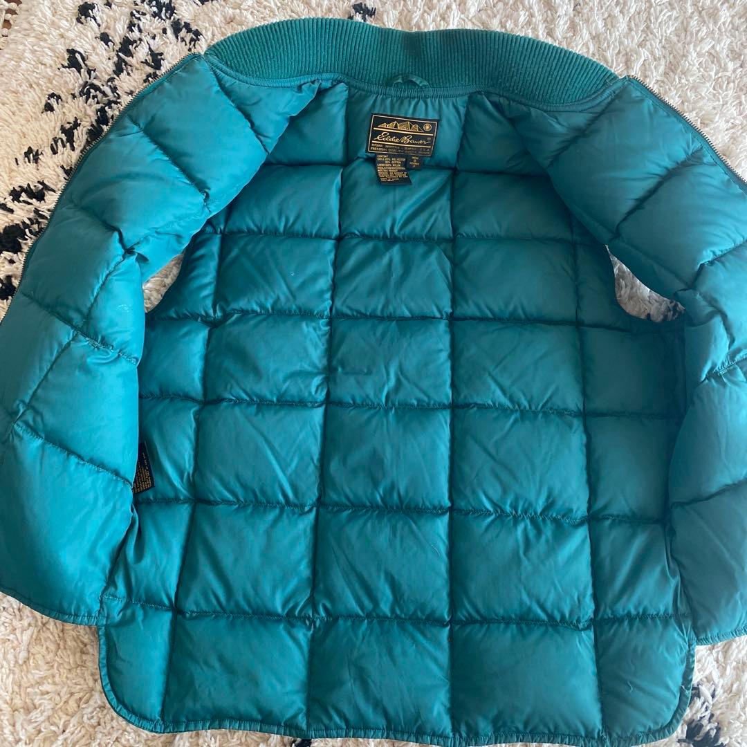 90s Eddie Bauer  downダウンベストS 黒タグ