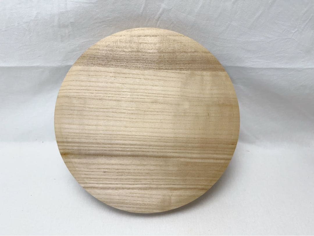 ほぼ未使用 茶道具 宗偏流家元 不審庵 名月盆 宗有好 桐木地 共箱