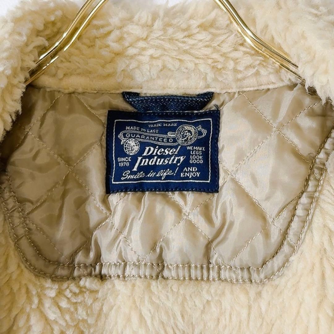 美品ꕥDIESEL INDUSTRY ディーゼル デニム ボアジャケット M