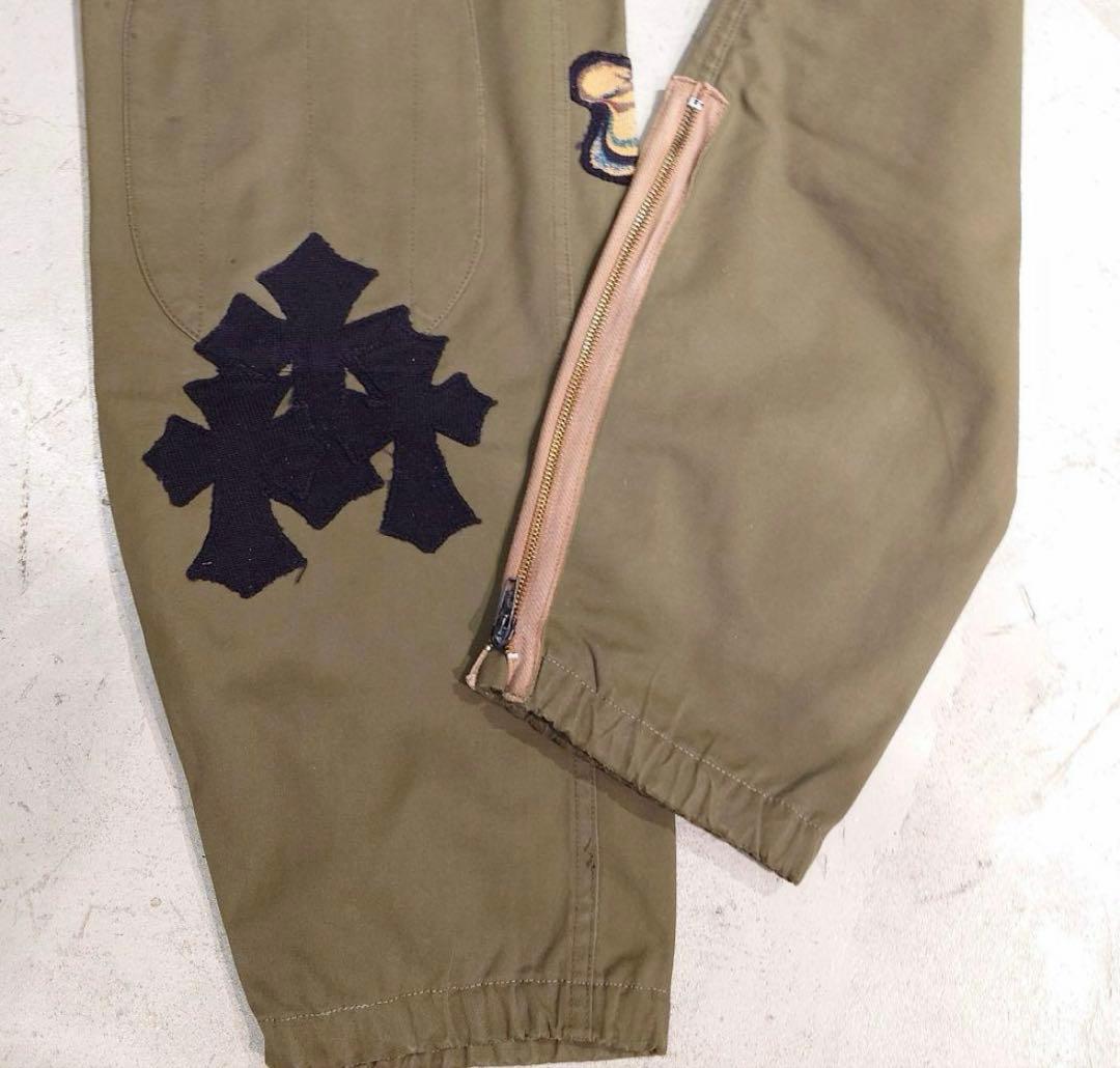 パンツ A&G CASHMERE PATCH MILITARY CARGO PANTS