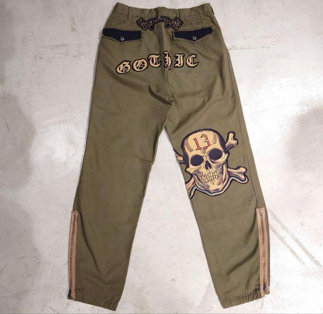 パンツ A&G CASHMERE PATCH MILITARY CARGO PANTS