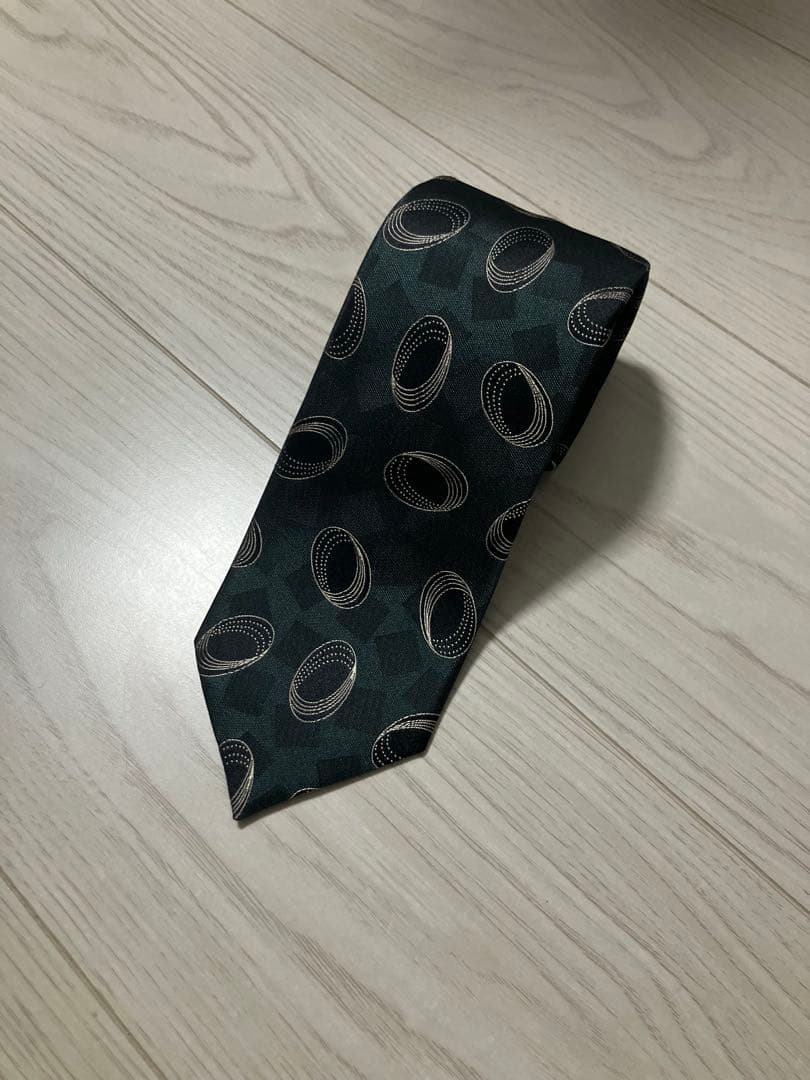 美品⭐︎ホリデー&ブラウンダークグリーン ジャカードネクタイ