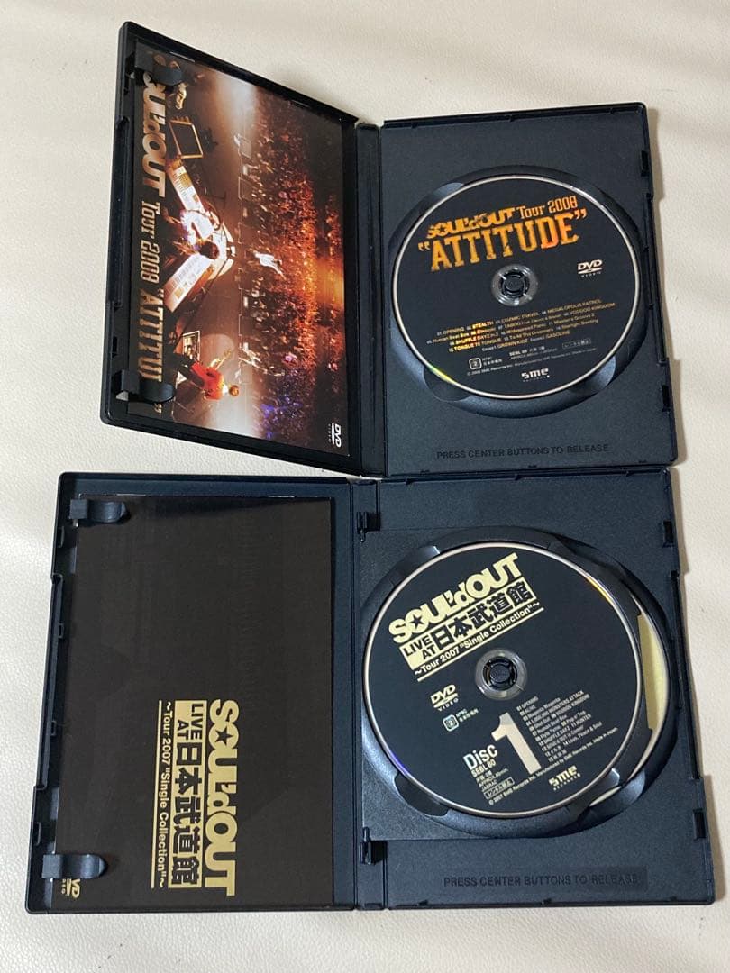 SOUL'd OUT ソウルド・アウト　DVD4枚セット 日本武道館他