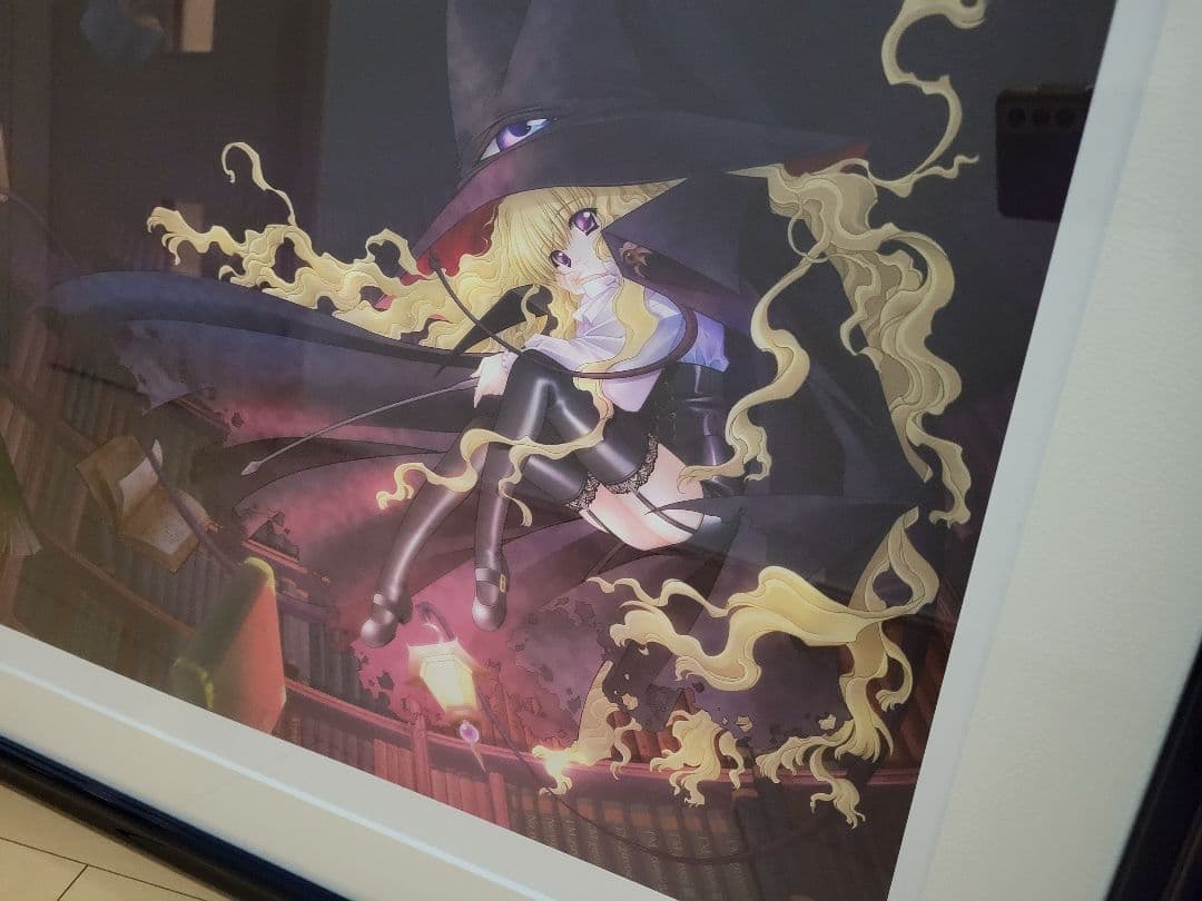 CARNELIAN　版画　「闇と帽子と本の旅人」直筆サイン入り