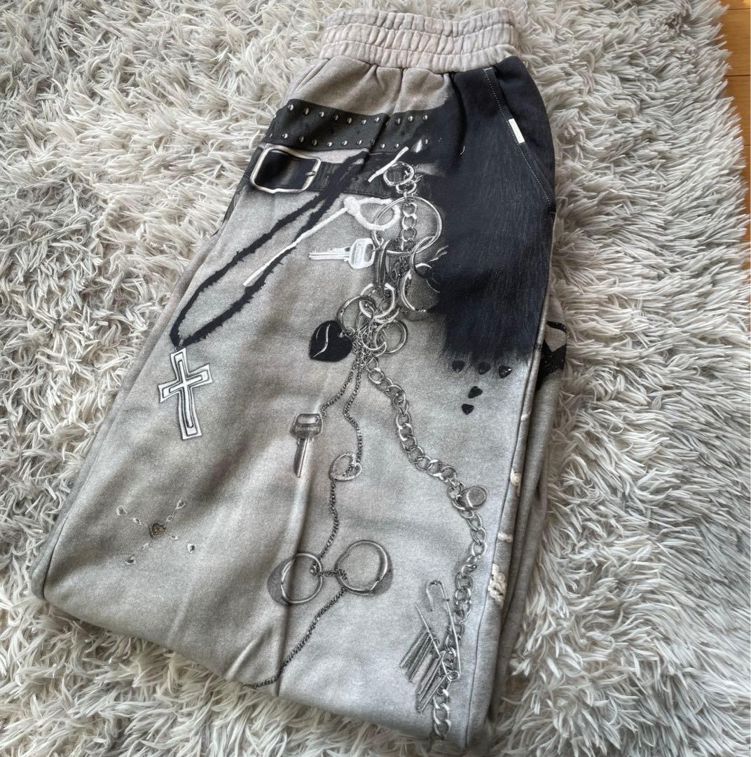 パンツ theredthread S print sweat2 toys